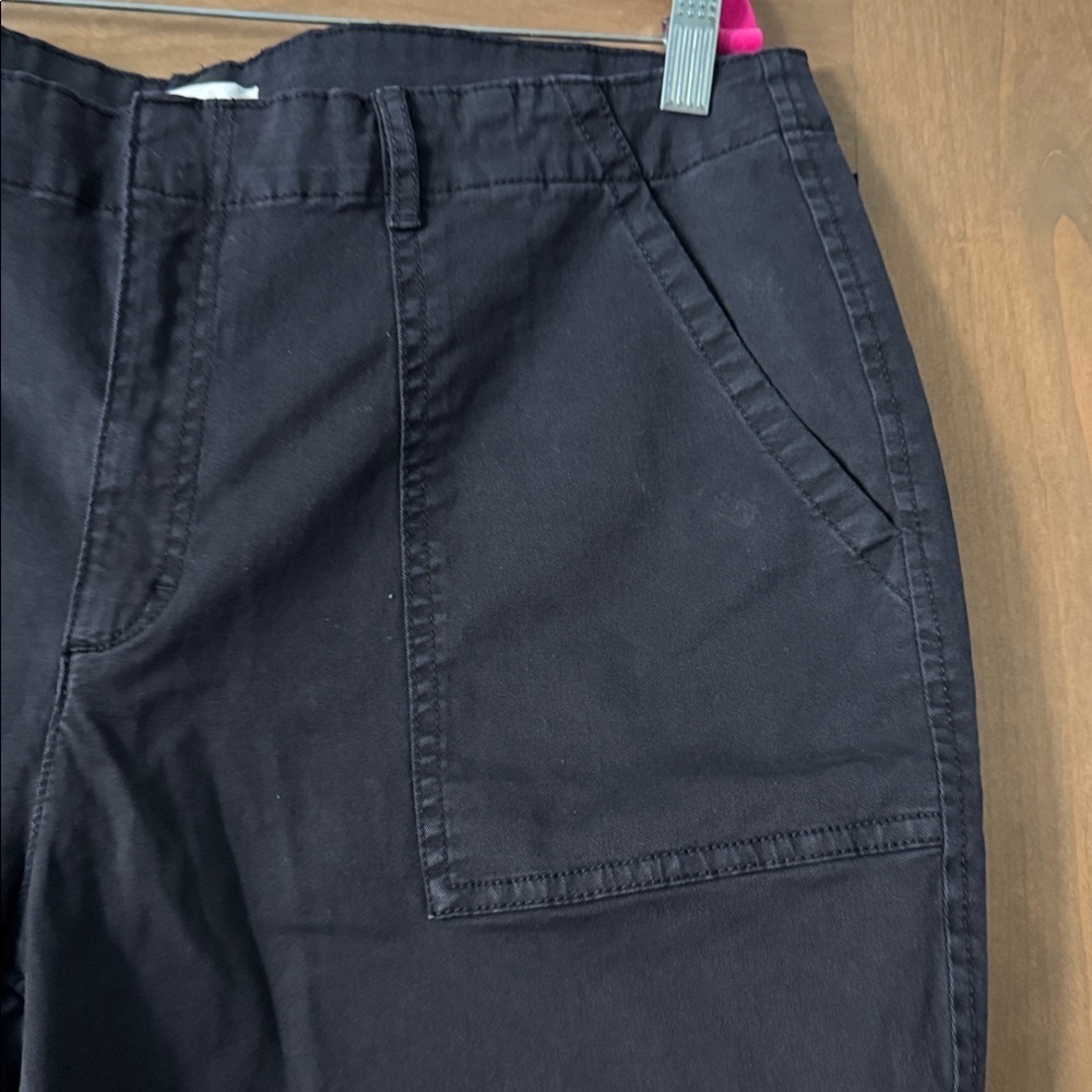 NWT Daily Ritual Chinos Womens 16 Black Business Casual Straight patch pockets - Picture 5 of 12